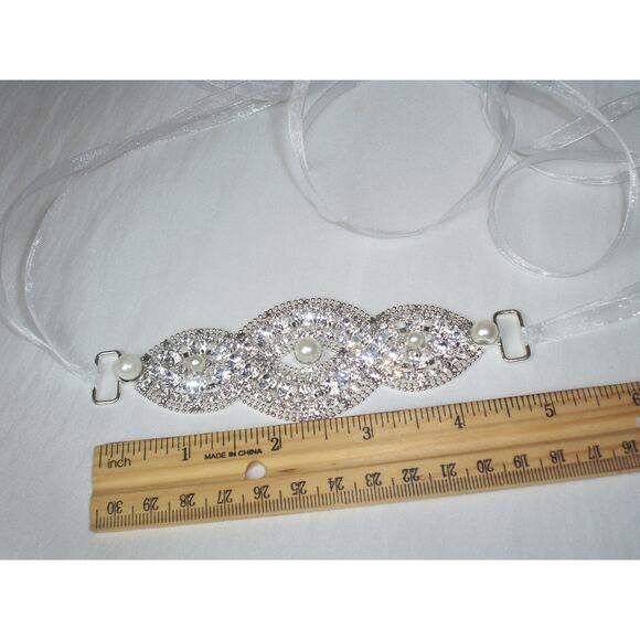 rhinestone headband, rhinestone tiara, childs hairband princess wedding tiara - Picture 2 of 3